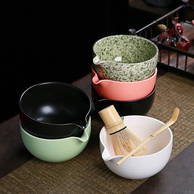 日式抹茶碗打抹茶用工具套装茶筅竹子抹茶刷百本立宋代点茶道禅意