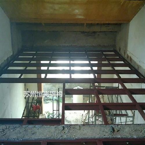 苏州专业钢结构加层室内钢结构楼梯钢结构加层安装