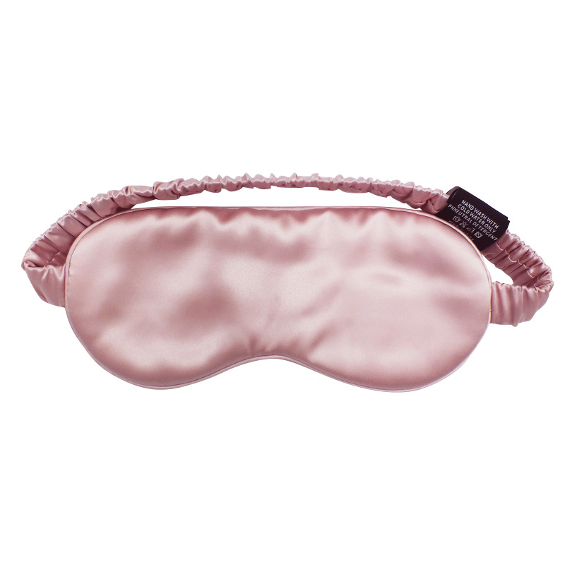 网红跨境新品22姆米桑蚕丝真丝眼罩松紧遮光睡眠护眼罩礼品