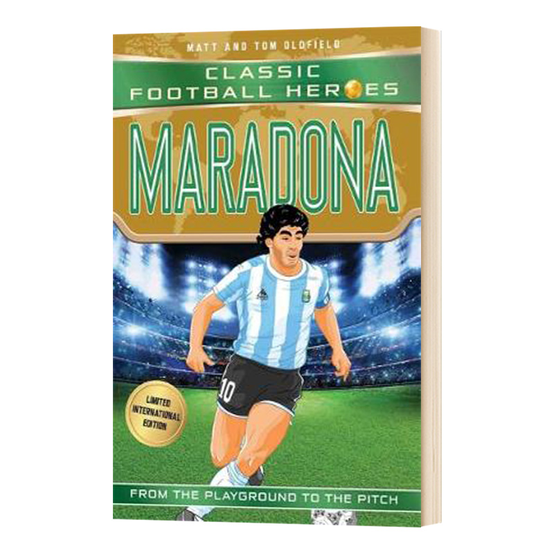 英文原版 Maradona Classic Football Heroes 经典足球明星人物传记 马拉多纳 英文版