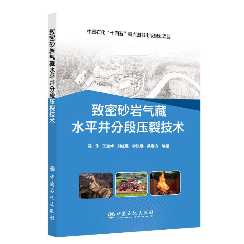 全新正版 致密砂岩气藏水井分段压裂技术 中国石化出版社 9787511468284