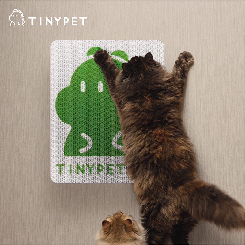 小芥拼色猫抓板恐龙立式瓦楞纸磨爪器贴墙耐抓耐磨猫爪板猫玩具