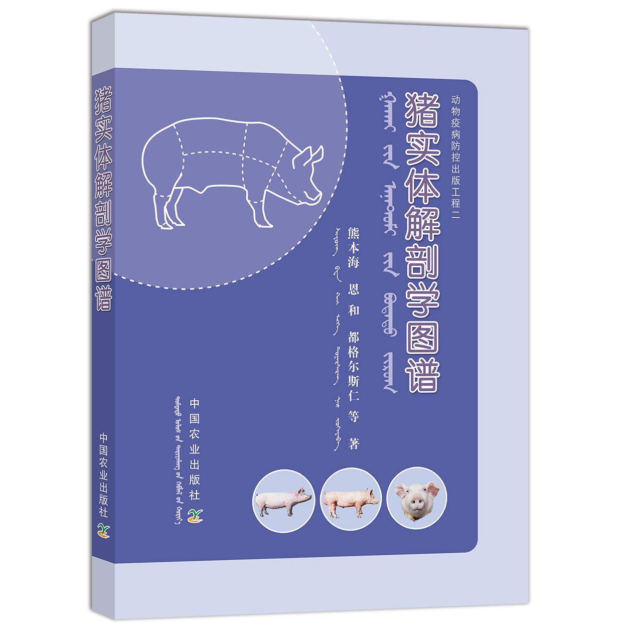 【中国农业出版社官方正版】猪实体解剖学图谱 熊本海  恩和  都格尔斯仁 等  著