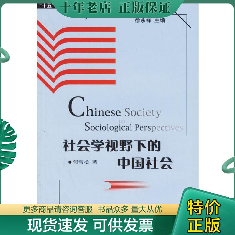 正版包邮社会学视野下的中国社会 9787562812432 何雪松著 华东理工大学出版社