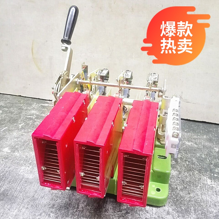 上海人民DW10-600/3 600A 手动带杠杆操式自动空气开关断路器老式