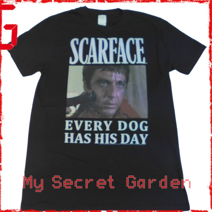 現貨 SCARFACE everydog疤面煞星电影美国官方短袖T恤 Al Pacino