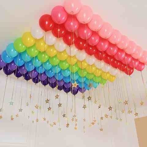 店铺开业布置装饰气球创意用品超市彩带室内婚房童装店庆宝宝房间
