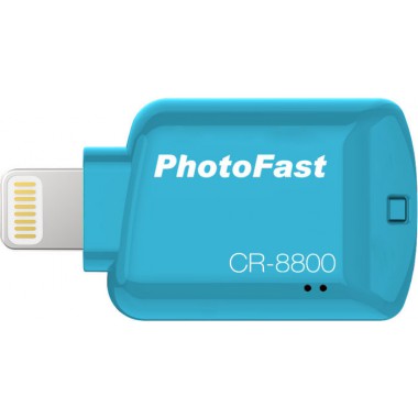 PhotoFast 蘋果專用 micro SD 讀卡機 CR-8800 藍