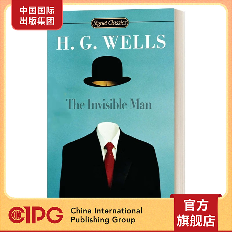 现货 英文原版 英文The Invisible Man隐身人 现代经典文学科幻惊悚动作冒险小说书籍 H.G. Wells 乔治·威尔斯