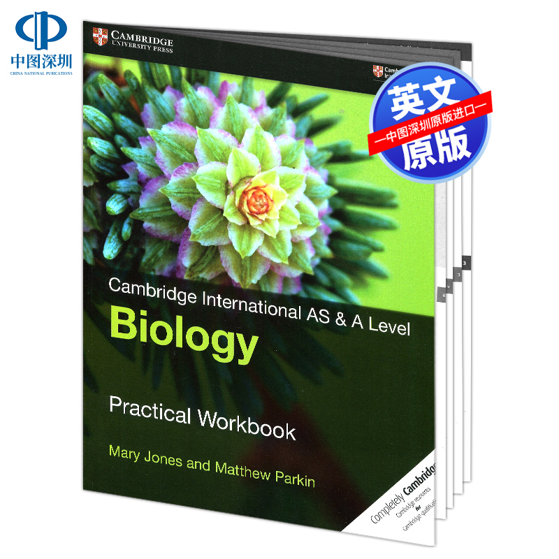 现货剑桥大学出版社英语教材 生物学练习册 Cambridge International AS &d A Level Biology Practical Workbook