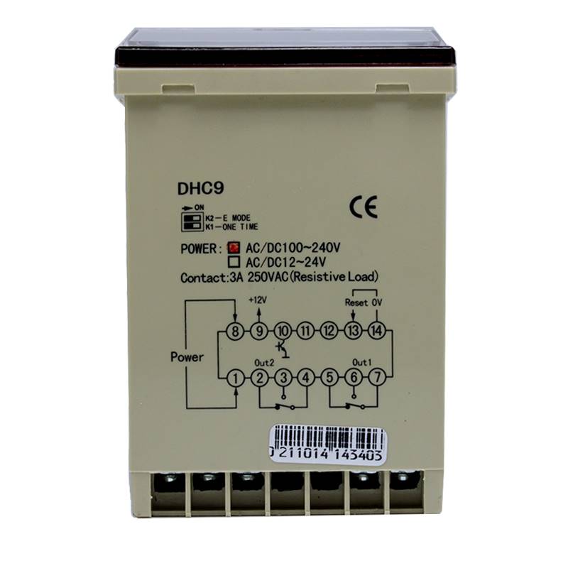 温州大华TWIN TIMER DHC9A 双设定时间继电器 两组通电延时可循环