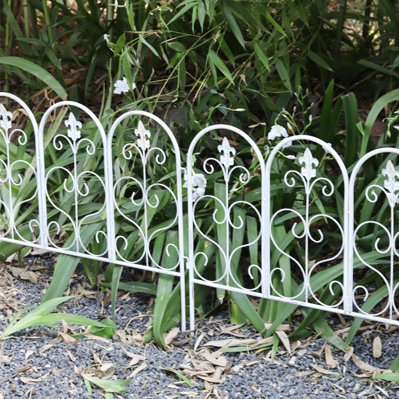 花园围栏插地式欧式铁艺低矮小栅栏户外庭院别墅院子篱笆菜地厂家