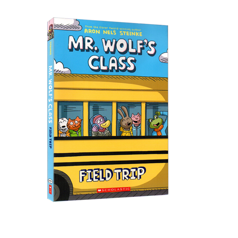 英文原版 老狼先生的教室 第四部  Field Trip 爆笑校园趣事 全彩漫画绘本儿童文学 狼老师的课堂故事