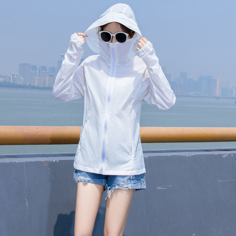 夏季防紫外线防晒衣女短款2024新款超仙洋气长袖超薄透气韩版外套