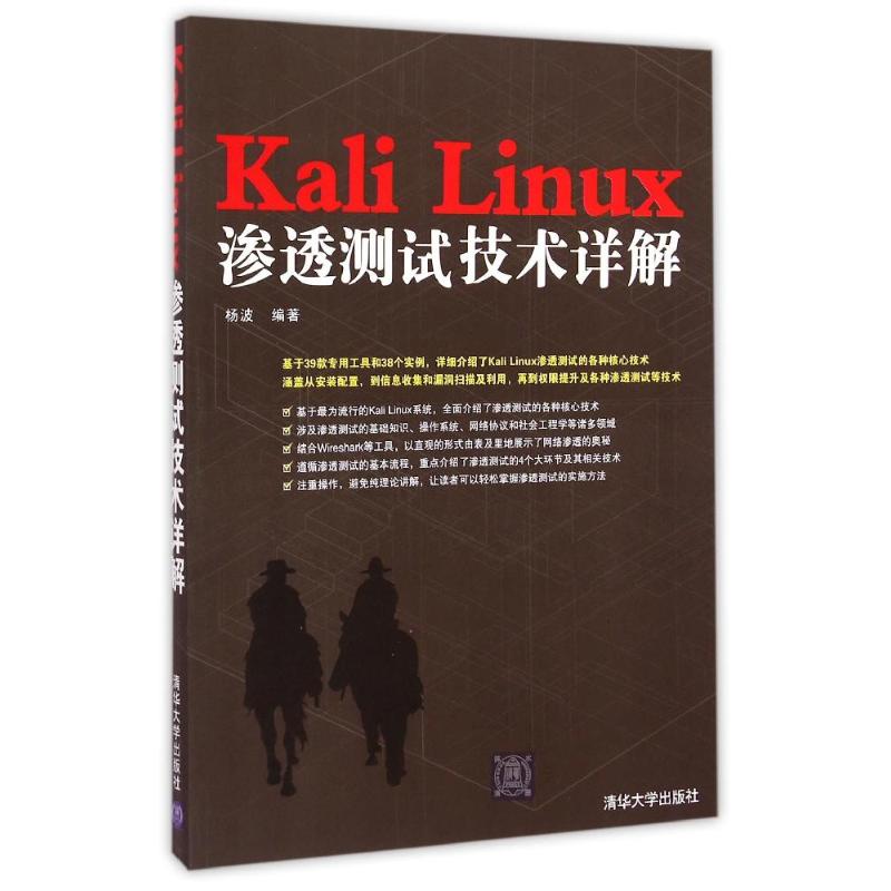 Kali Linux渗透测试技术详解 杨波 著作 程序设计（新）专业科技 新华书店正版图书籍 清华大学出版社