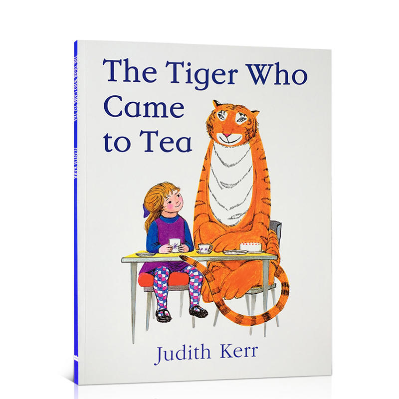 现货 英文原版 The Tiger Who Came to Tea 老虎来喝下午茶（平装） 儿童启蒙绘本 入门趣味故事书亲子睡前读物2-6岁