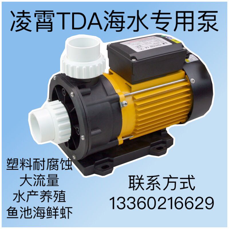 广东凌霄TDA120/200海水专用泵按摩浴池加压循环养殖塑料耐腐蚀泵