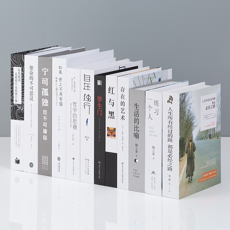 新中式文艺仿真书简约现代t假书摆件装饰品道具书籍模型样板间摆