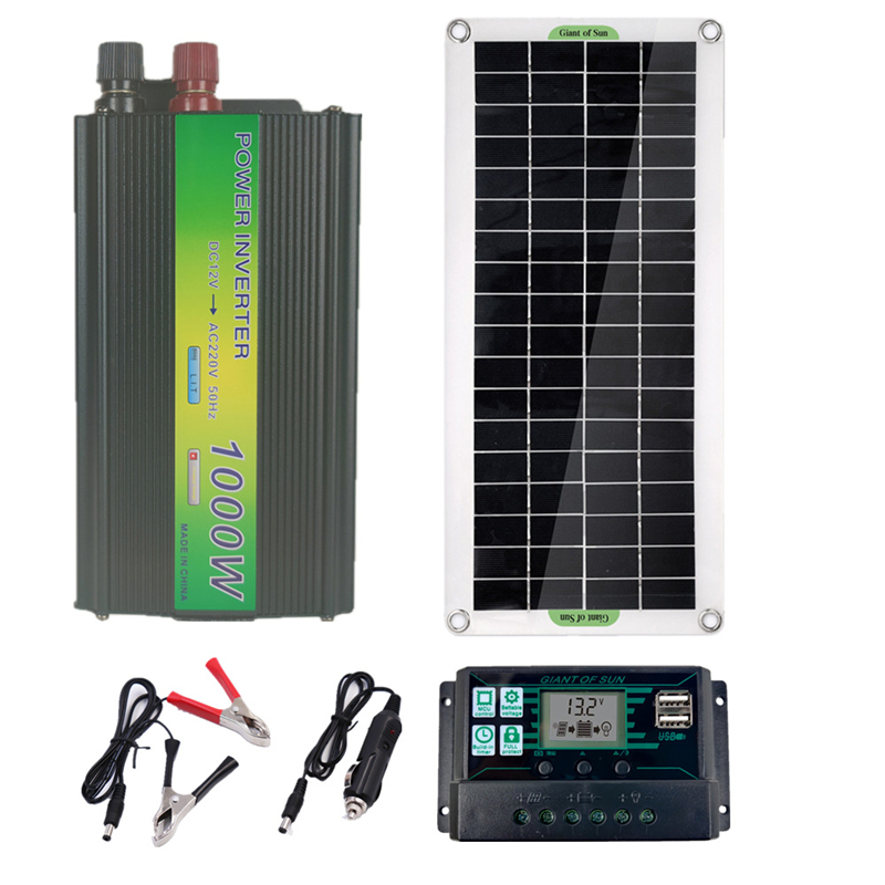 新品Solar panel 1000W inverter mhome electric 220V cooking f