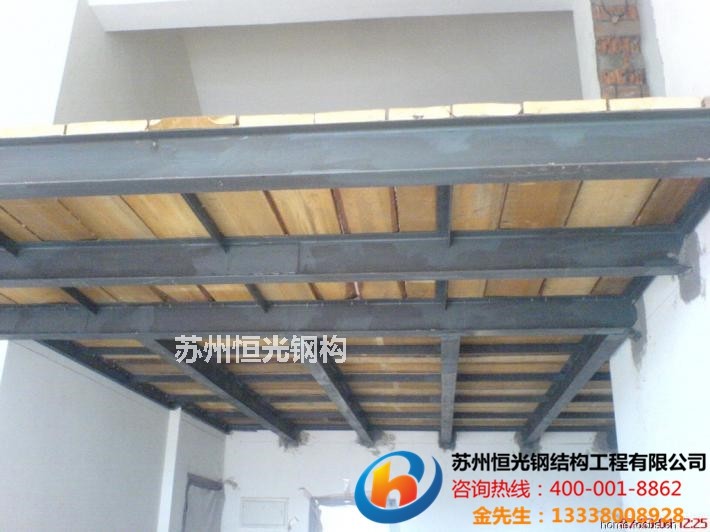 苏州室内钢结构楼梯钢结构阁楼制作钢构结构
