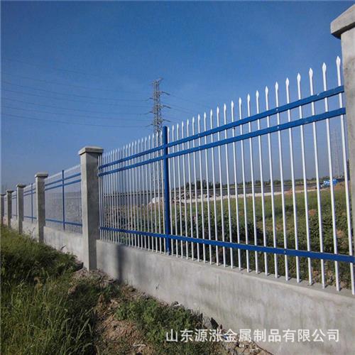 山东济南锌钢护栏围墙栅栏厂家 围墙护栏 锌钢栅栏 铁艺锌钢栅栏