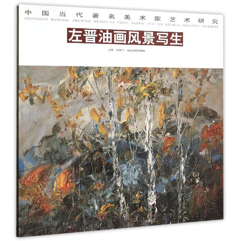 左晋油画风景写生 左晋 美术绘画 画集画册艺术类书籍 北京工艺美术出版社