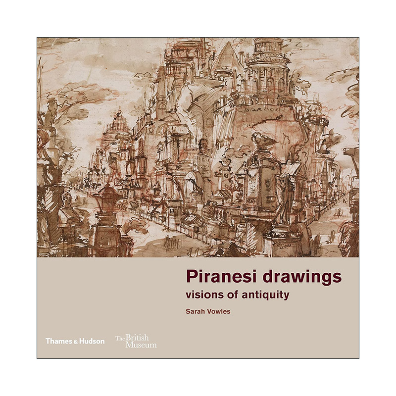 英文原版 Piranesi Drawings 大英博物馆 乔凡尼·巴蒂斯塔·皮拉内西绘画作品 英文版 进口英语原版书籍