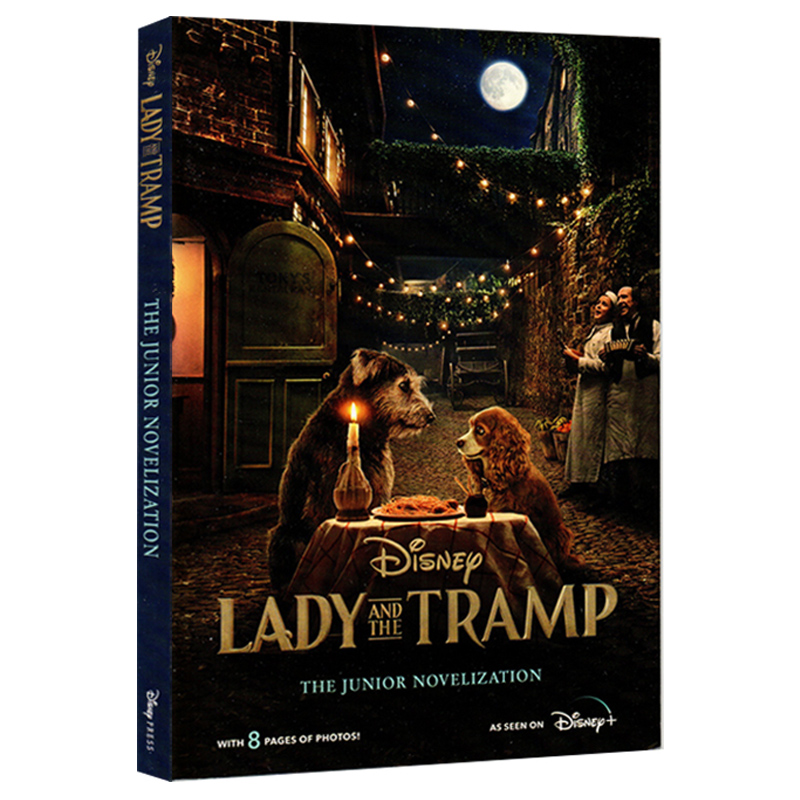 英文原版 Lady and the Tramp 小姐与流浪汉 迪士尼动画电影魔幻冒险小说