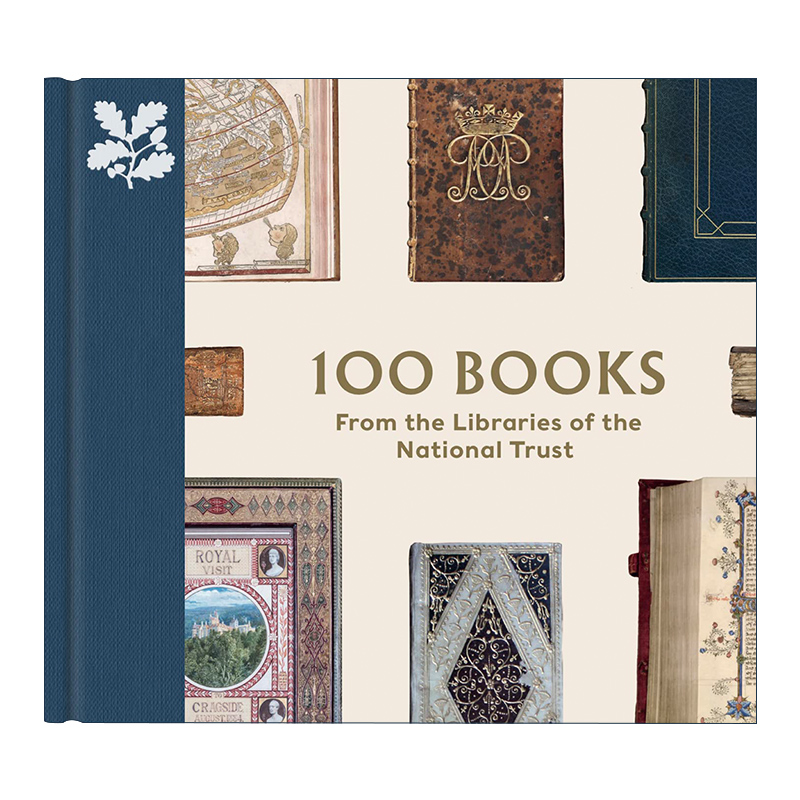 英文原版 100 Books From The Libraries of The National Trust 国家信托图书馆的100本书 精装 英文版 进口英语原版书籍