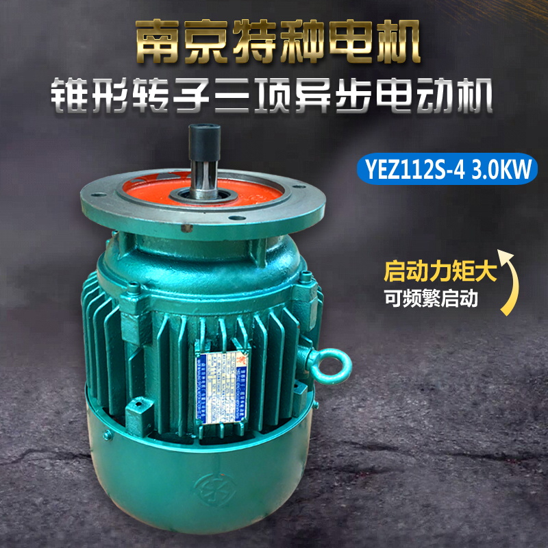 南京特种电机YEZ112S-4/3.0KW摆线针轮减速机YEZ电机YEZ112L4.5KW
