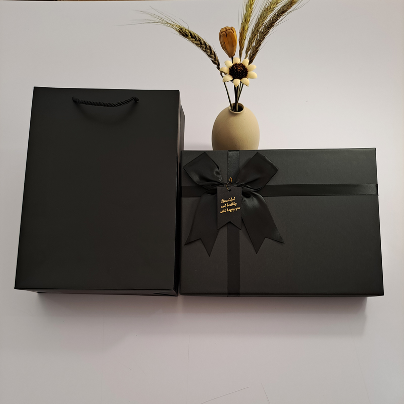 黑色礼物盒空盒生日盒子包装大号礼品盒男生礼物打包盒包装盒定制
