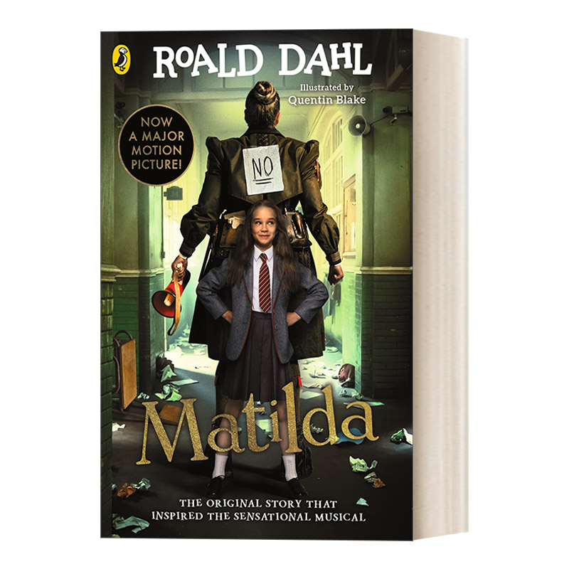 Matilda 玛蒂尔达 罗尔德·达尔小说 电影封面版进口原版英文书籍