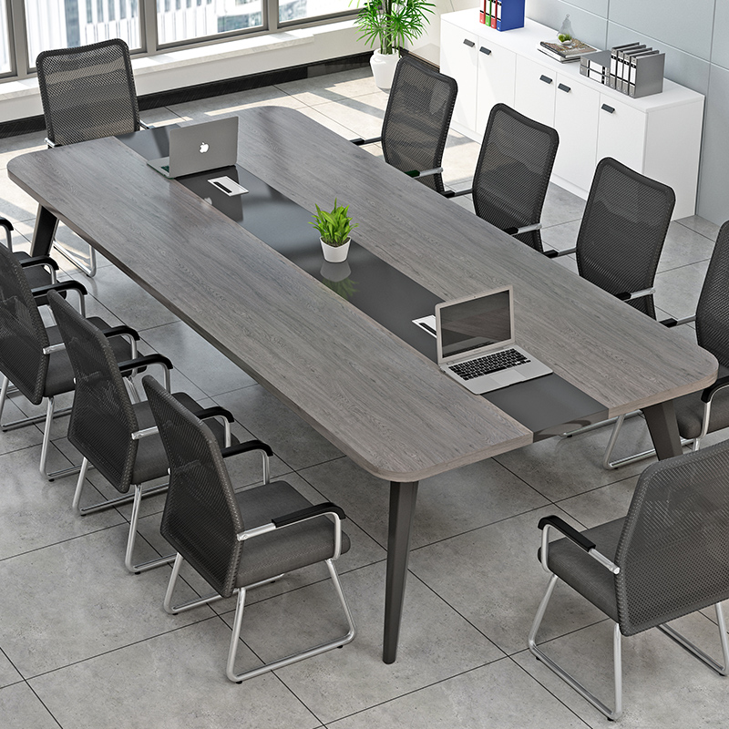 会议桌长桌简约现代培训桌小型会议室工作台简易长条办公桌椅组合