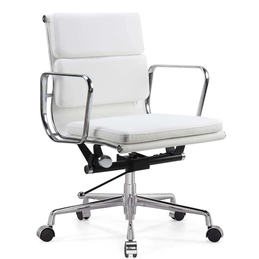 正品办公椅电脑椅伊姆斯真皮椅子家用高端舒适久坐商务会议室高靠