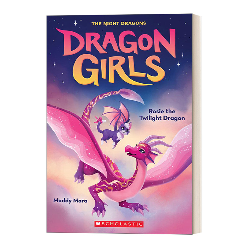 英文原版 Dragon Girls 7 Rosie the Twilight Dragon 龙之女7 儿童友谊桥梁章节小说 魔幻冒险故事 英文版 进口英语原版书籍