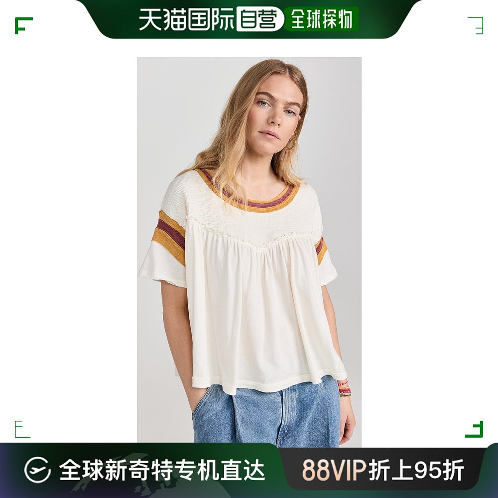 香港直邮潮奢 Free People 自由人 女士 MVP T恤 FREEP46226
