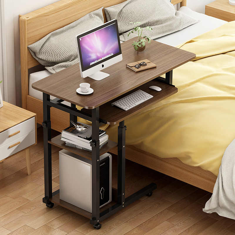床边桌可移动电脑懒人桌家用笔记本书桌学生简约升降桌卧室写字桌