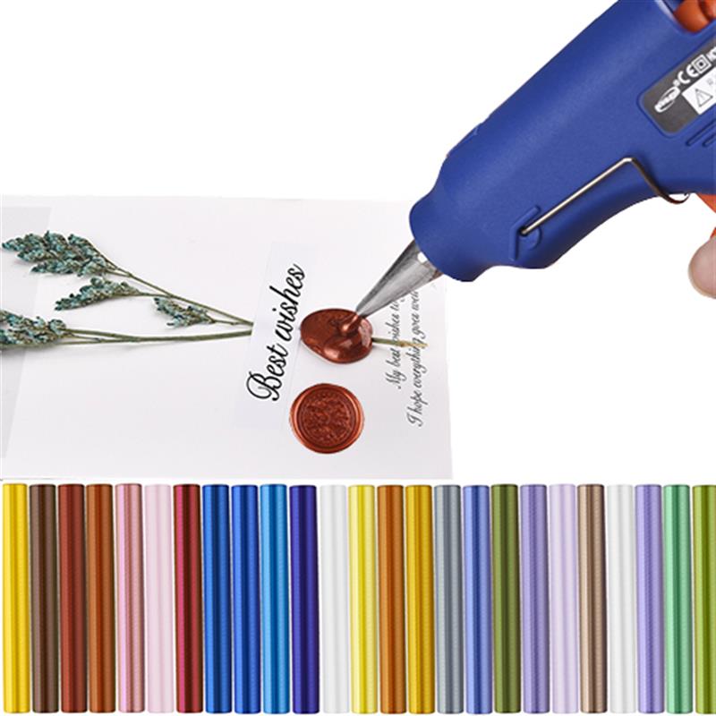 极速5pc DIY Seal Wax Sticks For Melting Glue Gun Sealing Wax