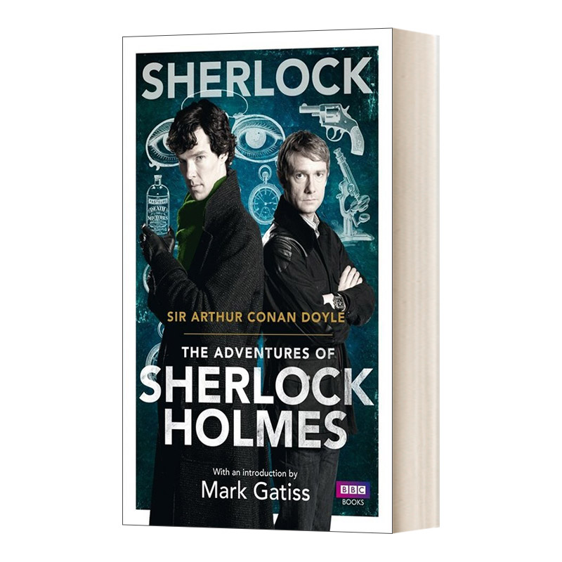 英文原版小说 Sherlock The Adventures of Sherlock Holmes 福尔摩斯探案集 冒险史 影视封面版 英文版 进口英语原版书籍