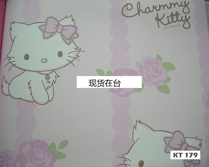 Sanrio三丽鸥儿童壁纸＊　Charmmy Kitty蕾丝玫瑰花园