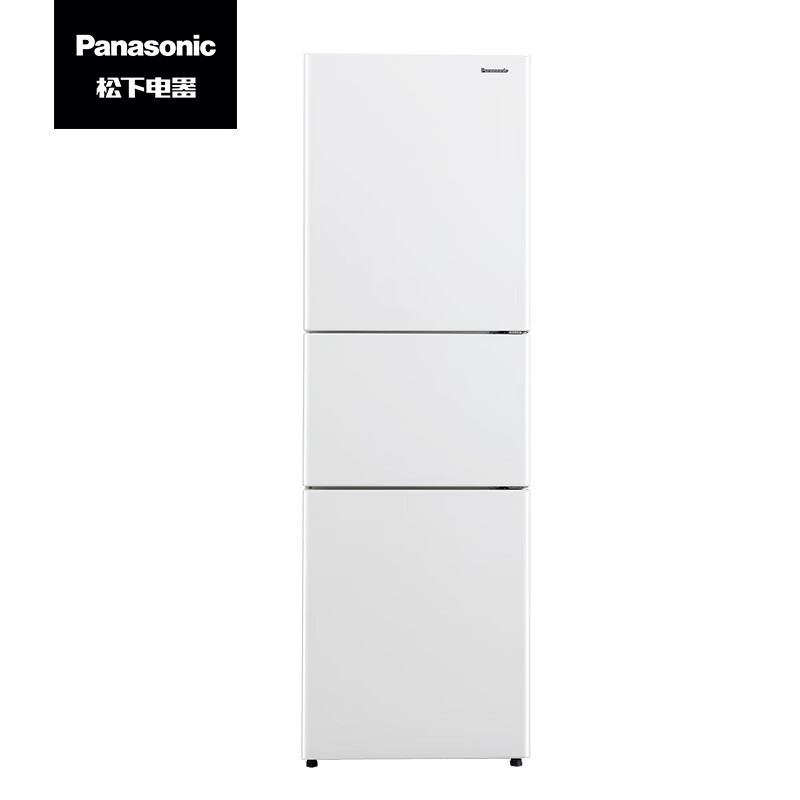 Panasonic/松下 NR-EC27WPB-WNR-EC26三门冰箱家用超薄自由嵌入式