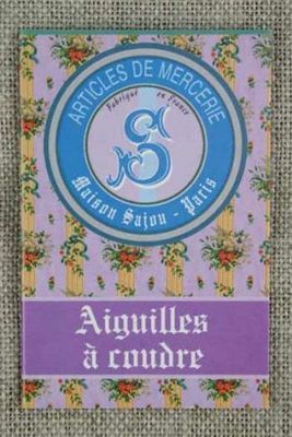 八种封面图案包装法国 Au Chinois缝纫针-手缝针 绣花针布艺diy -