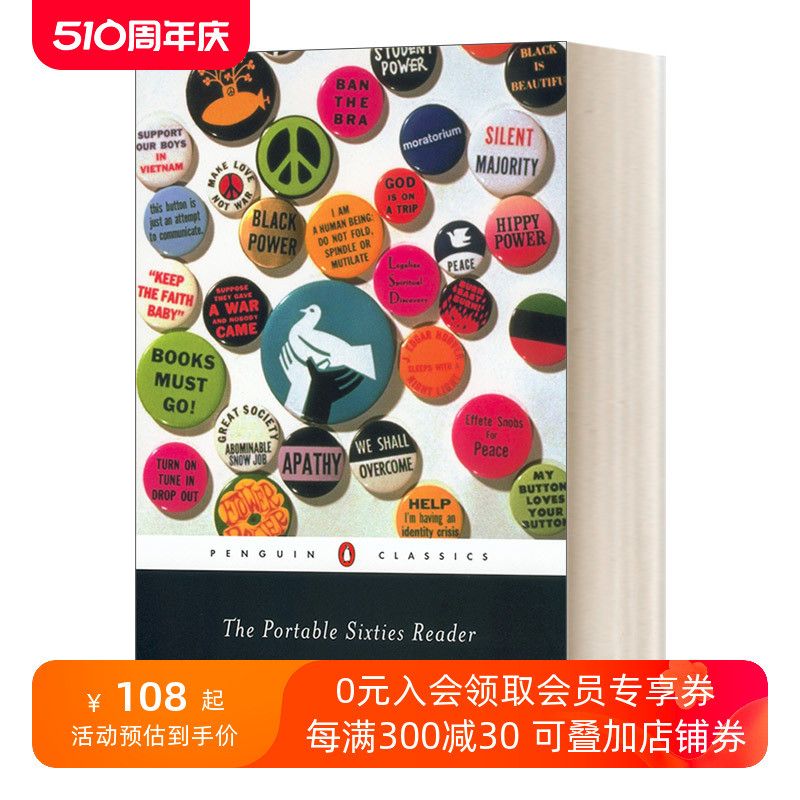英文原版小说 The Portable Sixties Reader 便携式六十年代阅读器 英文版 进口英语原版书籍