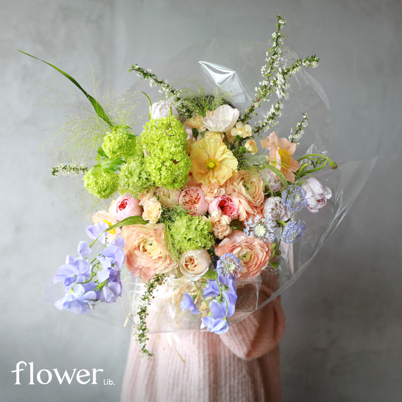 [繁花来信]植物图书馆杭州同城鲜花束送领导女友表白纪念生日礼物
