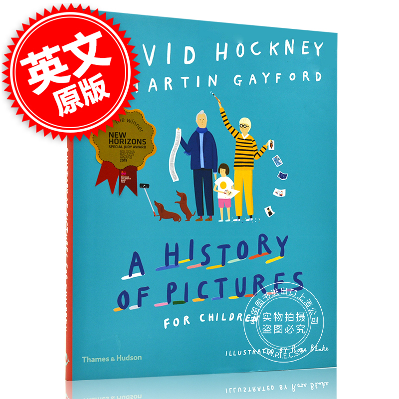 现货 给孩子的名画艺术史 大卫 霍克尼 英文原版 A History of Pictures for Children 艺术童书 David Hockney 精装 美学 鉴赏