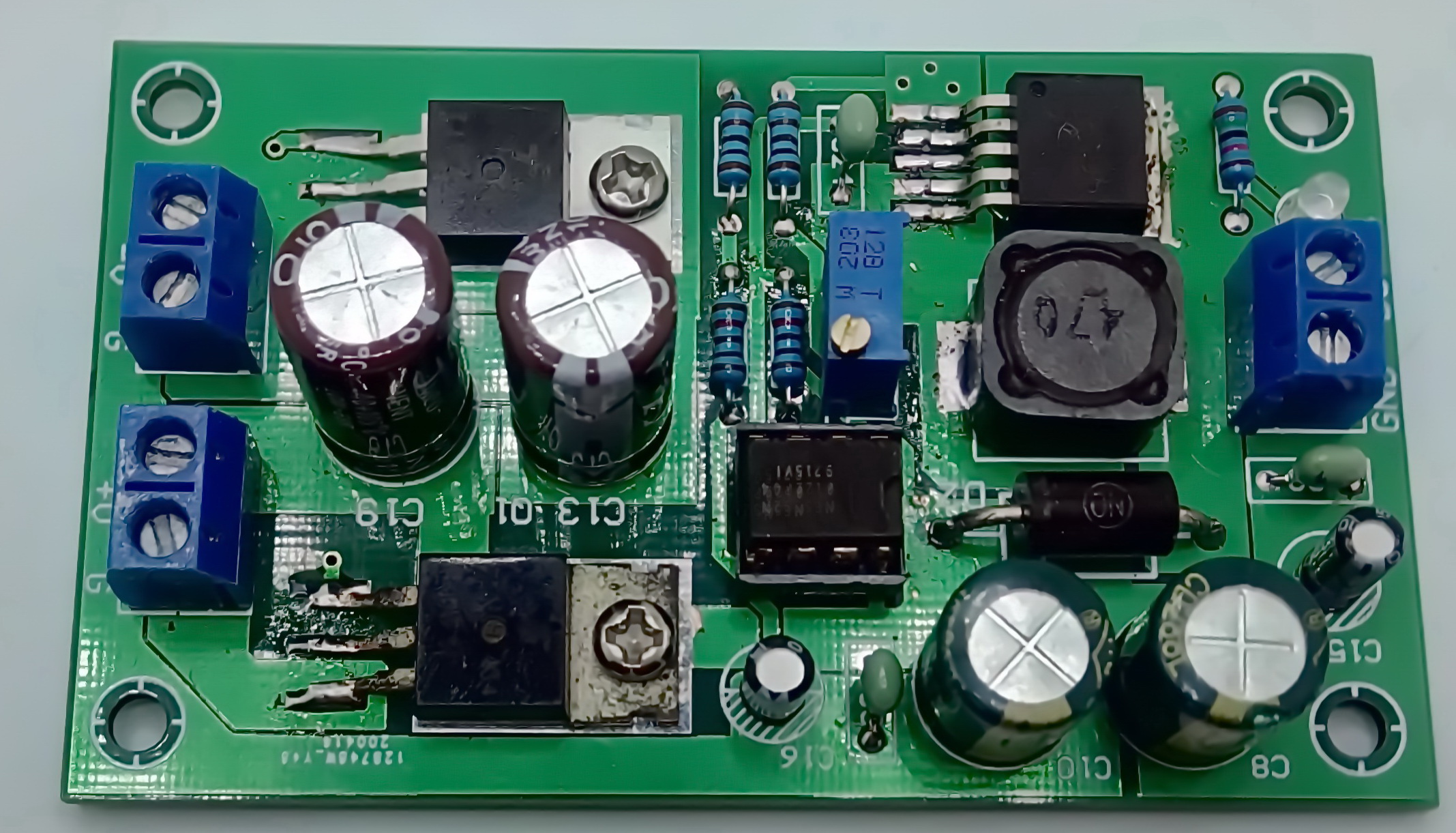 稳压升压电路 XL6009 正负电源12V15V18V 音响输入一路输出二路