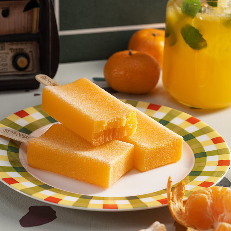 【新品】东北大板橘子冰 蜜橘风味冰棍荔枝 68g冰感酸甜棒冰雪糕