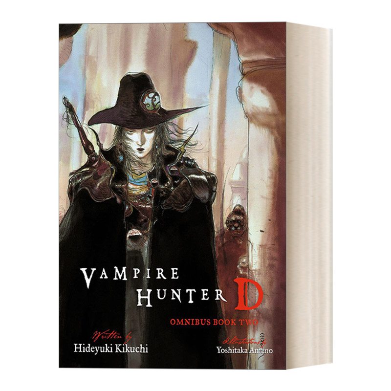 英文原版 Vampire Hunter D Omnibus Book Two 吸血鬼猎人D系列二 4 5 6卷合集 恐怖奇幻日本漫画轻小说 天野喜孝插图 菊地秀行
