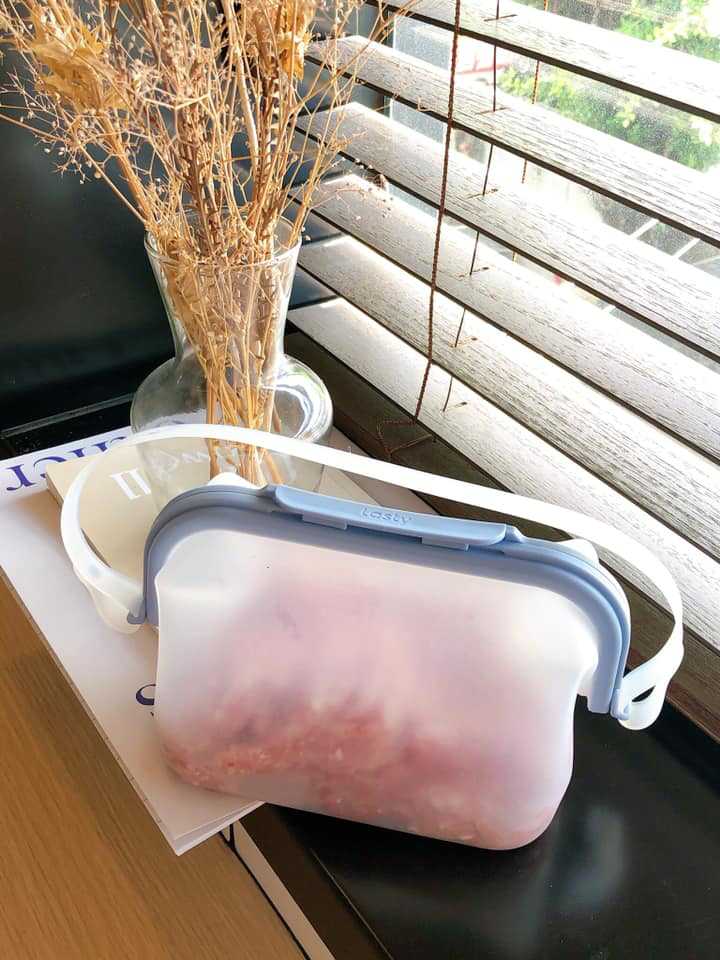 食品级硅胶冰箱收纳袋可循环冰箱保鲜袋重复使用户外水果硅胶密封