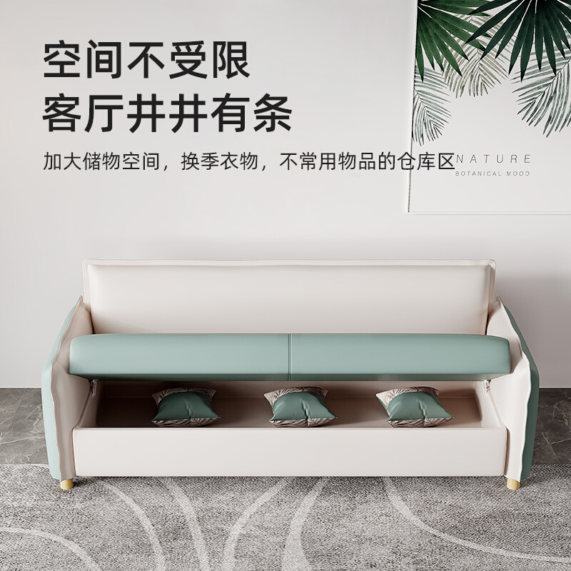 2022新款科技布储物沙发小户型简约现代客厅公寓单人双人三人租房
